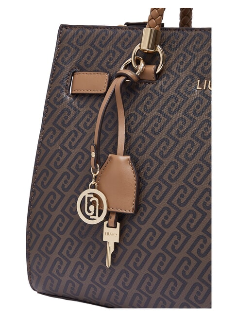 MANHATTAN Handtaschen-Shopper mit Schulterriemen Wildleder- - Damentaschen