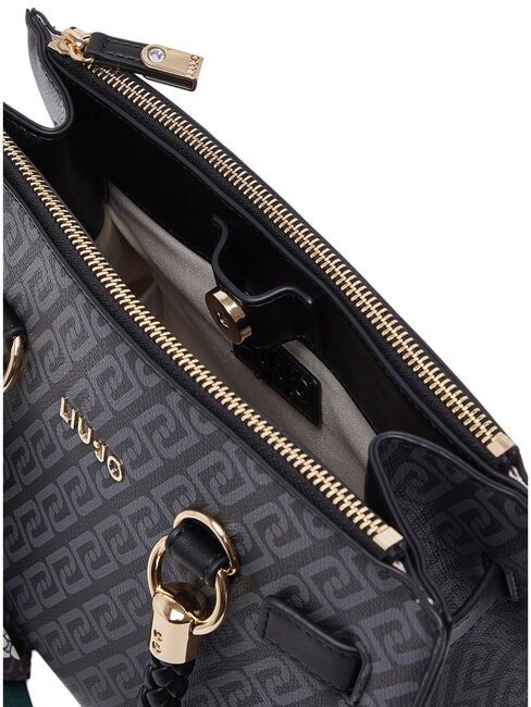 MANHATTAN Handtasche mit Schulterriemen SCHWARZ - Damentaschen