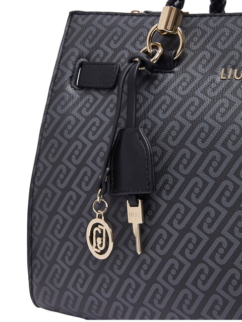 MANHATTAN Handtaschen-Shopper mit Schulterriemen SCHWARZ - Damentaschen