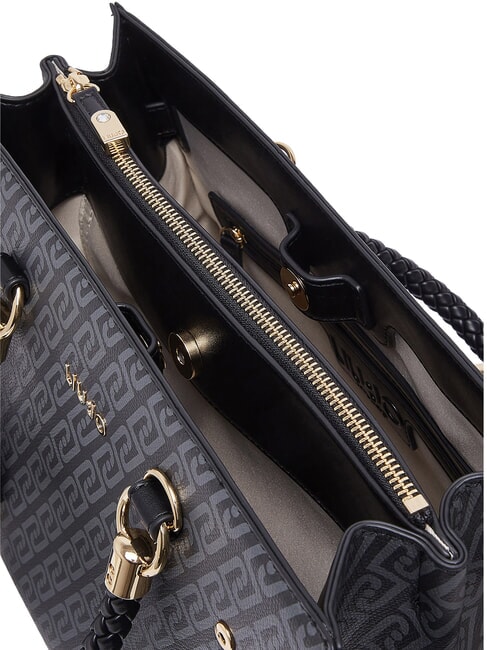 MANHATTAN Handtaschen-Shopper mit Schulterriemen SCHWARZ - Damentaschen