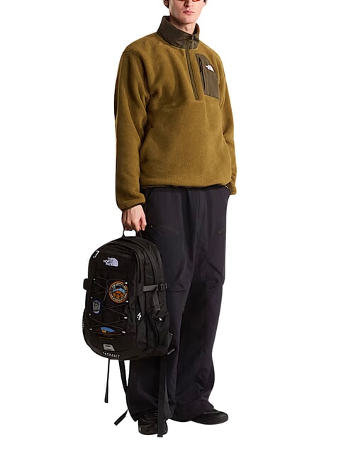 BOREALIS CLASSIC Reiserucksack TNF Schwarz/Asphaltgrau/Patch - Rucks&auml;cke f&uuml;r Schule &amp; Freizeit