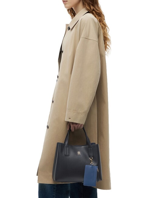 TH ICON Handtasche mit Schulterriemen Raum blau - Damentaschen