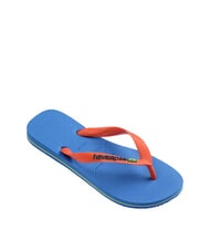 HAVAIANAS BRASIL LOGO Flip-Flops f&uuml;r Herren blau/orange - Schuhe Unisex - 2