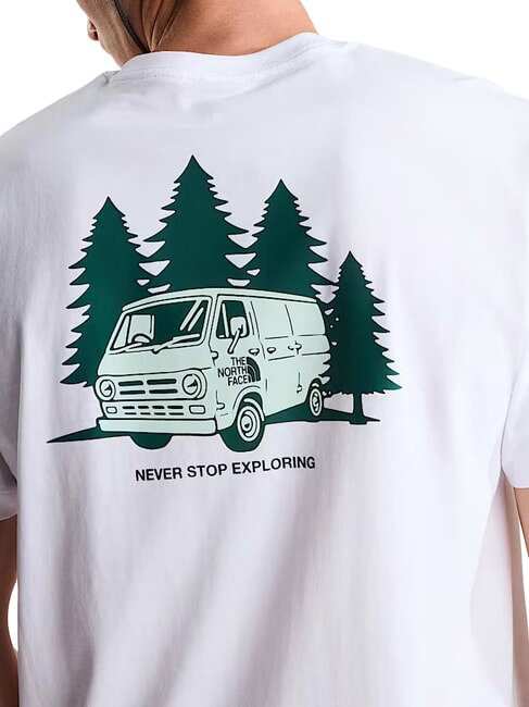 VAN LIFE Kurzarm-T-Shirt, 100 % Baumwolle tnf wei&szlig; - Herren-T-Shirts