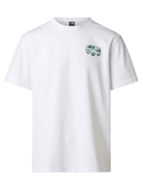 VAN LIFE Kurzarm-T-Shirt, 100 % Baumwolle tnf wei&szlig; - Herren-T-Shirts