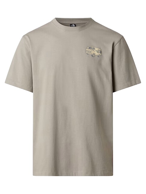 VAN LIFE Kurzarm-T-Shirt, 100 % Baumwolle Steinplatte - Herren-T-Shirts
