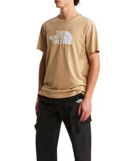 THE NORTH FACE EVOLUTION HALF Kurzarm-T-Shirt aus reiner Baumwolle Khaki-Stein - Herren-T-Shirts - 5