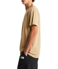 THE NORTH FACE EVOLUTION HALF Kurzarm-T-Shirt aus reiner Baumwolle Khaki-Stein - Herren-T-Shirts - 4