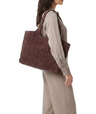 COCCINELLE C-EASY CHECK E Weiche Schultertasche - Damentaschen