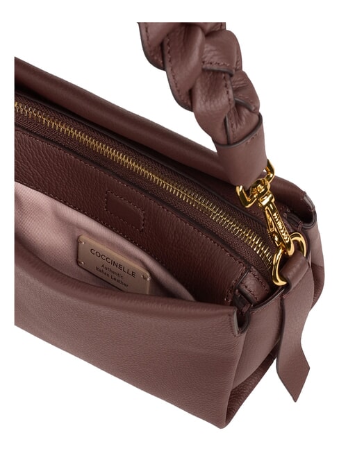 BOHEME Handtasche, mit Schultergurt, aus Leder Beeren-/Winzrose - Damentaschen