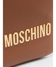 LOVE MOSCHINO BOLD LOVE Rucksack mit gepr&auml;gtem Logo Kastanie - Damentaschen - 3