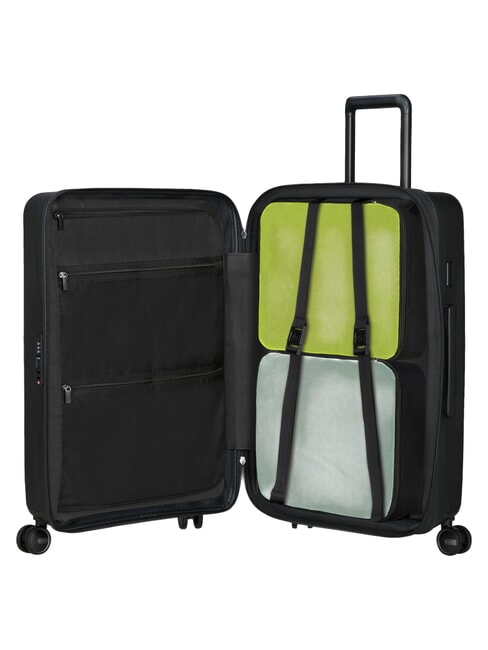 RESTACKD Mittlerer Trolley, erweiterbar SCHWARZ - Harte Trolleys