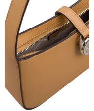MICHAEL KORS LYRA Mini-Schultertasche aus Leder braun - Damentaschen - 4