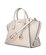 MICHAEL KORS AVRIL Handtasche mit Schulterriemen aus Leder Hellcreme - Damentaschen - 3