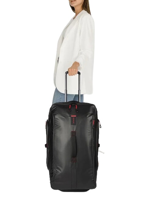 PARADIVER LIGHT Gro&szlig;e Reisetasche mit Rollen SCHWARZ - Reisetaschen