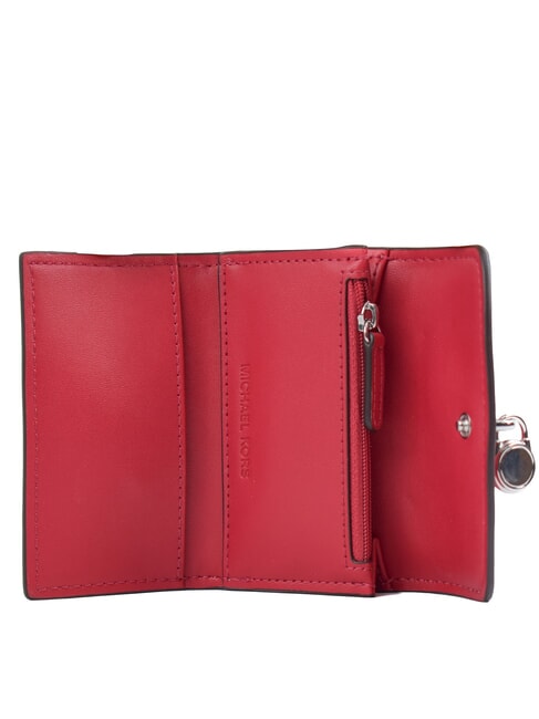 LYRA Gro&szlig;es Lederportemonnaie dunkle Himbeere - Brieftaschen Damen
