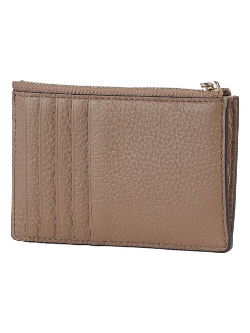 CAMELIA Flache Geldb&ouml;rse aus Leder Toffee - Brieftaschen Damen