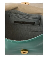 FURLA SFERA SOFT Lederhandtasche mit Schulterriemen gr&uuml;ner Efeu - Damentaschen - 3