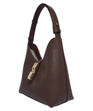 FURLA GOCCIA Schultertasche, Leder Schokolade - Damentaschen - 2