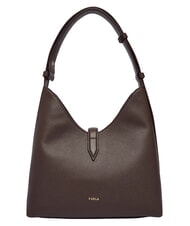 FURLA GOCCIA Schultertasche, Leder Schokolade - Damentaschen - 3