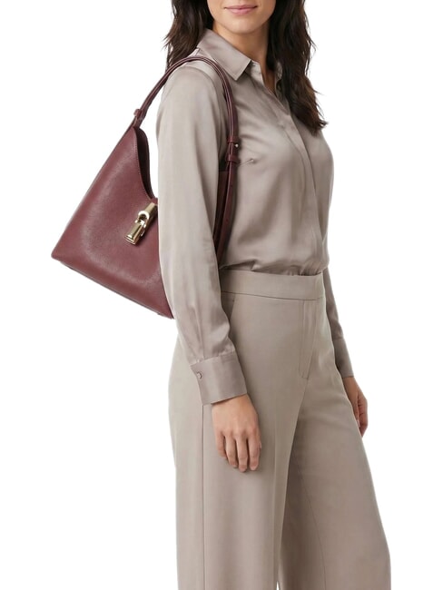 GOCCIA Schultertasche, Leder roter Apfel - Damentaschen