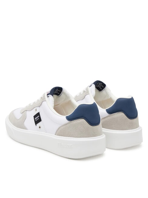 BUCK Turnschuhe wei&szlig;/marineblau - Herrenschuhe