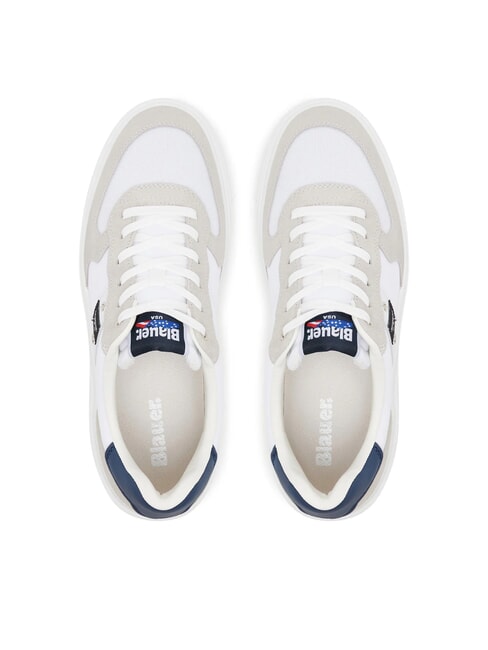 BUCK Turnschuhe wei&szlig;/marineblau - Herrenschuhe