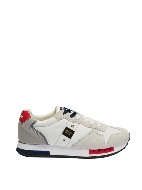 QUEENS Turnschuhe wei&szlig;/rot/marineblau - Herrenschuhe