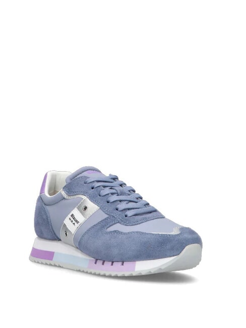 MELROSE Turnschuhe Jeans/Lila - Damenschuhe