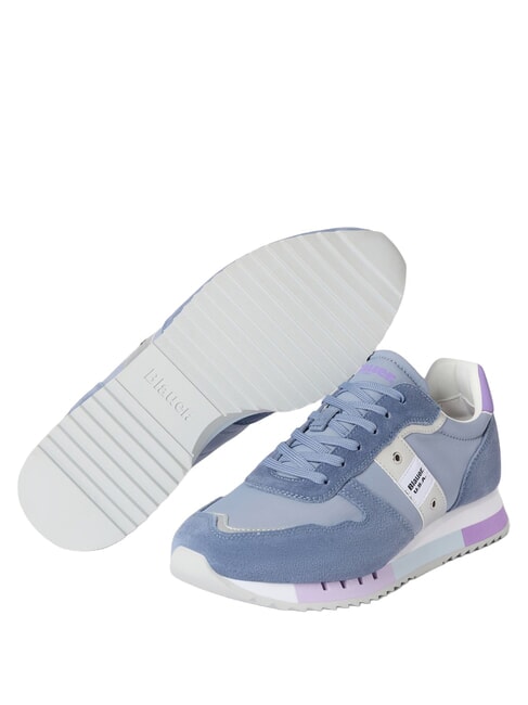 MELROSE Turnschuhe Jeans/Lila - Damenschuhe