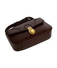 THE BRIDGE MIA Schultertasche, Leder Mokka mit Gold - Damentaschen - 4