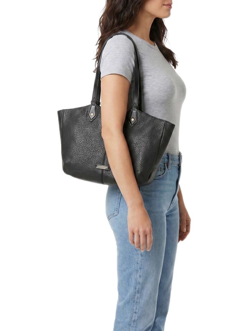 MARTINA Schultertasche, Leder Schwarzes Gold - Damentaschen