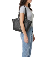 THE BRIDGE MARTINA Schultertasche, Leder Schwarzes Gold - Damentaschen - 2