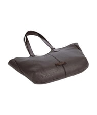 THE BRIDGE MARTINA Schultertasche, Leder Mokka mit Gold - Damentaschen - 4
