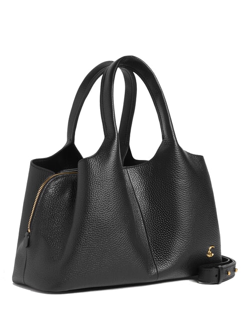 NELL Schultertasche mit Schultergurt Schwarz - Damentaschen
