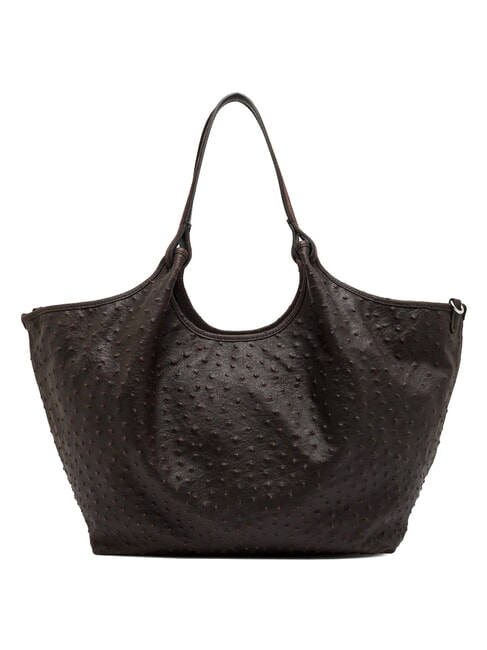 DUA Schultertasche, Leder ausgedr&uuml;ckt - Damentaschen