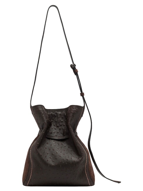 SIENNA Schultertasche aus Leder ausgedr&uuml;ckt - Damentaschen