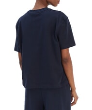 TOMMY HILFIGER TJ Signature Baumwoll-T-Shirt Dunkelblau - T-Shirts und Tops f&uuml;r Damen - 2