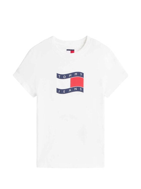 TJ FLAG Baumwoll-T-Shirt Ecru - T-Shirts und Tops f&uuml;r Damen