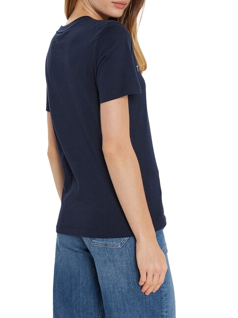 TH 1985 Baumwoll-T-Shirt Dunkelblau - T-Shirts und Tops f&uuml;r Damen