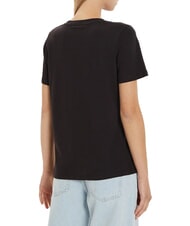 TOMMY HILFIGER TH 1985 Baumwoll-T-Shirt Schwarz - T-Shirts und Tops f&uuml;r Damen - 2