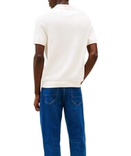 TOMMY HILFIGER TH Kurzarm-Poloshirt elfenbeinfarbenes Bl&uuml;tenblatt - Herren-Polo-Shirts/Herren-Polo-Shirt/Herrenpoloshirt/Herrenpoloshirts - 2