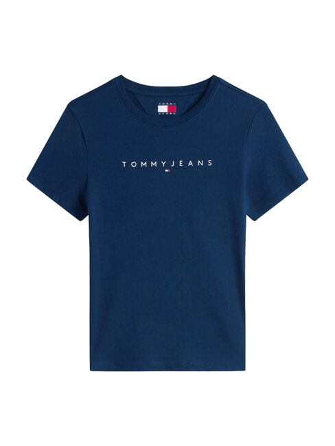 SCRIPT LOGO Kurzarm-T-Shirt Dunkelblau 1 - T-Shirts und Tops f&uuml;r Damen