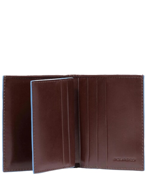 BLUE SQUARE Lederkartenetui mit Klappe MAHAGONI - Brieftaschen Herren