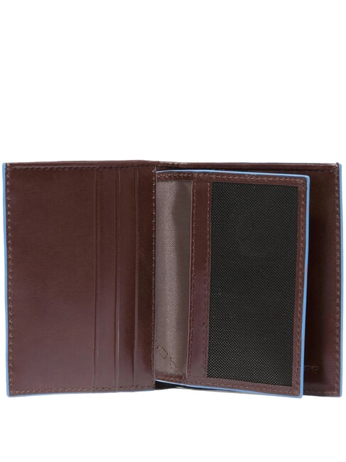 BLUE SQUARE Lederkartenetui mit Klappe MAHAGONI - Brieftaschen Herren