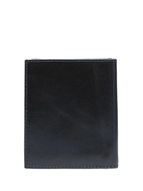 BLUE SQUARE Lederkartenetui mit Klappe Schwarz - Brieftaschen Herren
