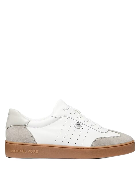 SCOTTY Ledersneakers Aluminium - Damenschuhe