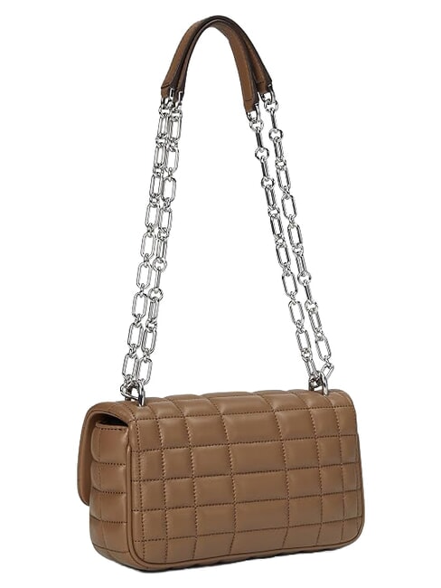TRIBECA Mini-Schultertasche aus Leder Treibholz - Damentaschen