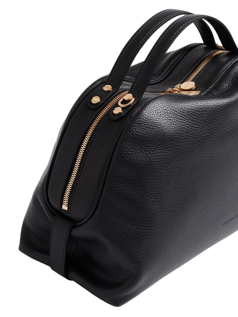 SEXY Handtasche mit Schulterriemen aus Leder Schwarz - Damentaschen