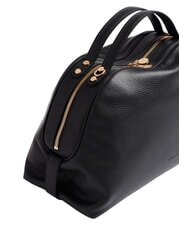 BORBONESE SEXY Handtasche mit Schulterriemen aus Leder Schwarz - Damentaschen - 3